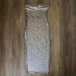 Holographic Bodycon Dress